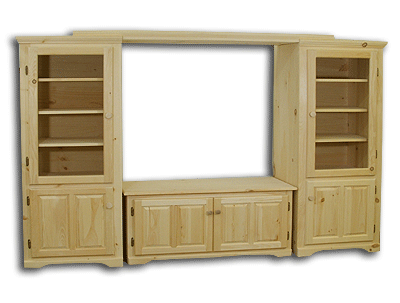 Pine Entertainment Centers on Pine   Widescreen Entertainment Unit  Fits 50  And Larger Tv   Base