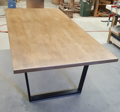 Solid Wood Wormy Maple Table 